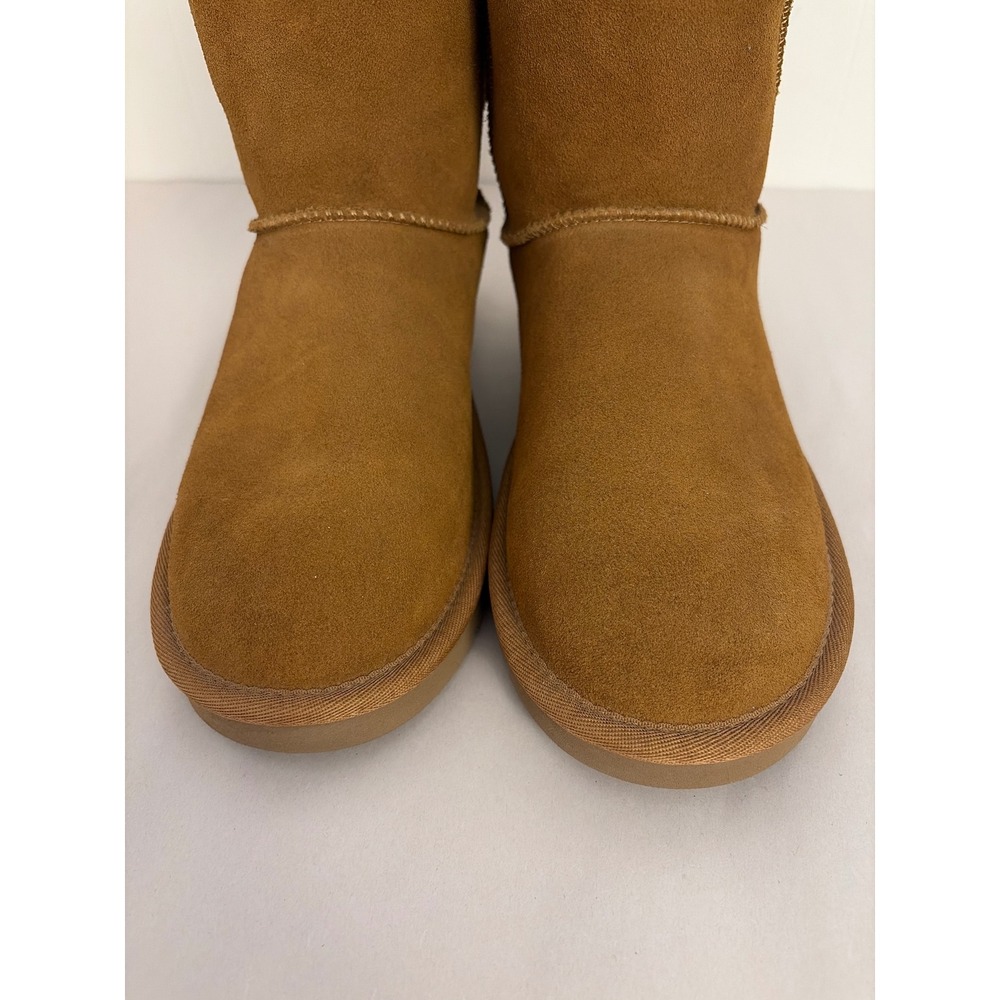 Koolaburra by UGG Koola Short Boots Womens 10 Chestnut Brown 1017090 Cozy - Picture 2 of 9